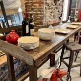 Old high table workbench