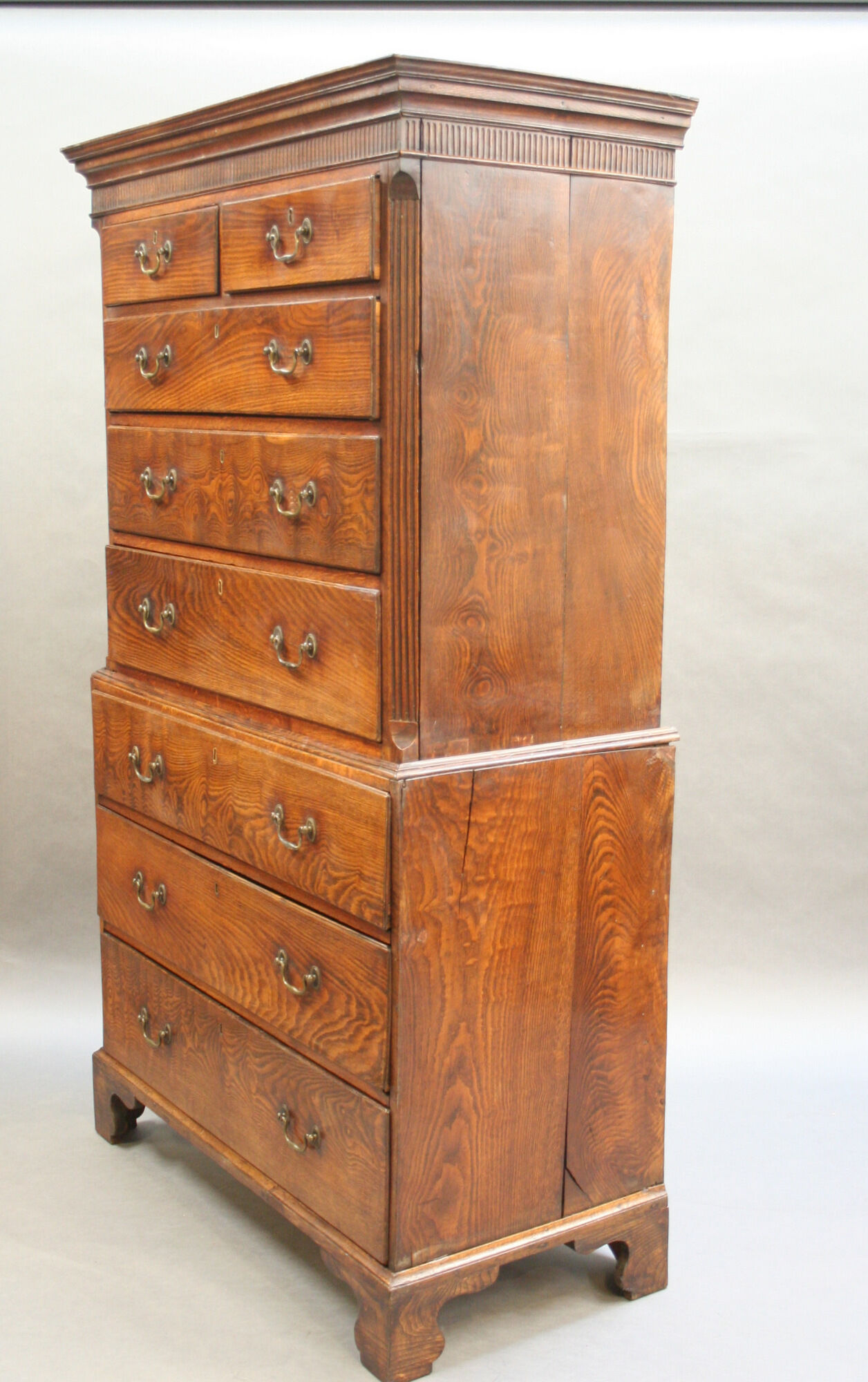 George 111 Tallboy Chest Of Drawers