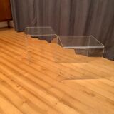 Pair of 1970s Lucite Side Tables