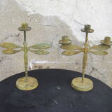 Dragonflies candlesticks