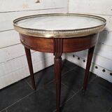 Louis XVI style bouillotte table in mahogany