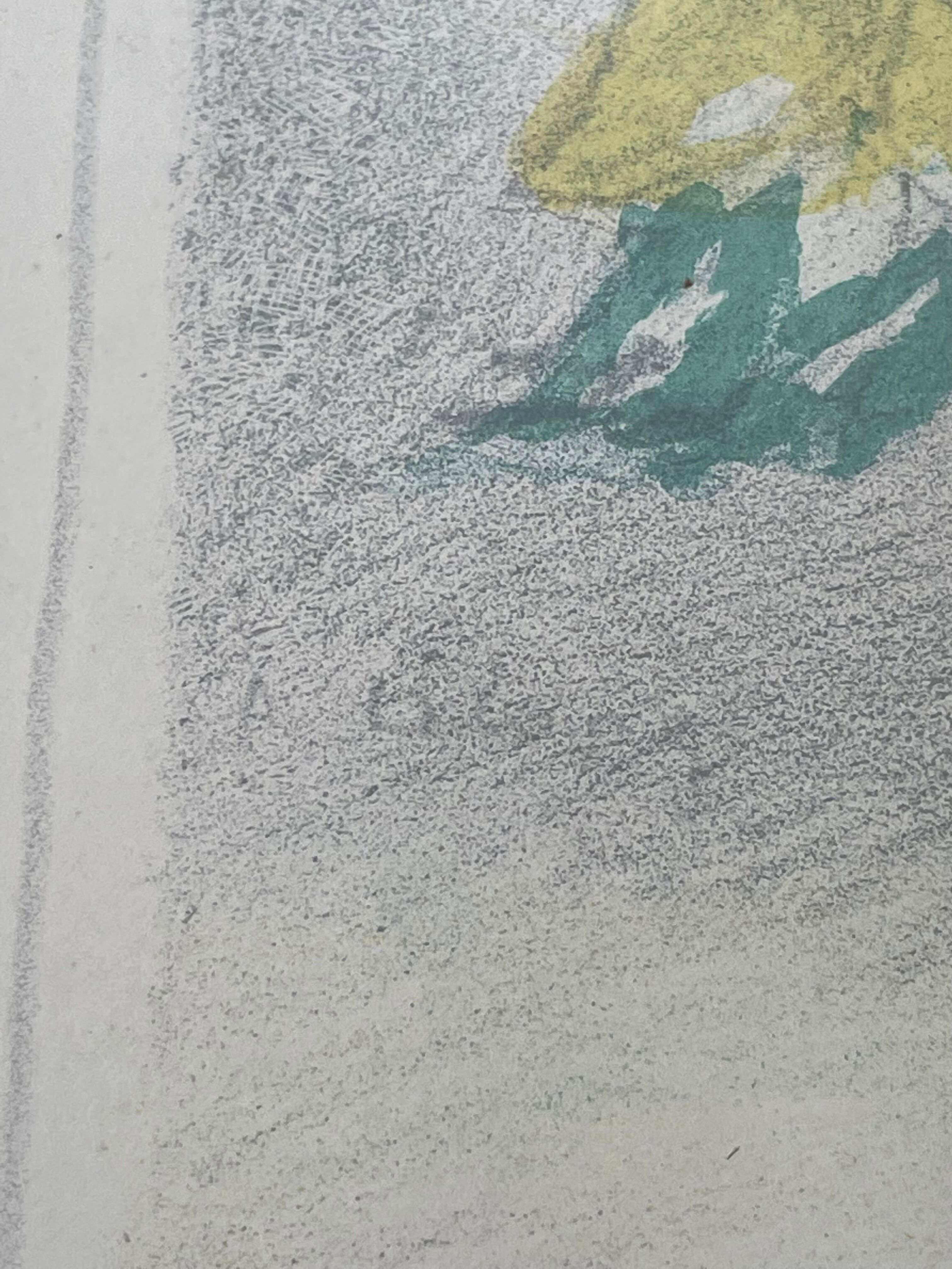 Painting watercolor still life with flowers Matisse, Dufy early twentieth century