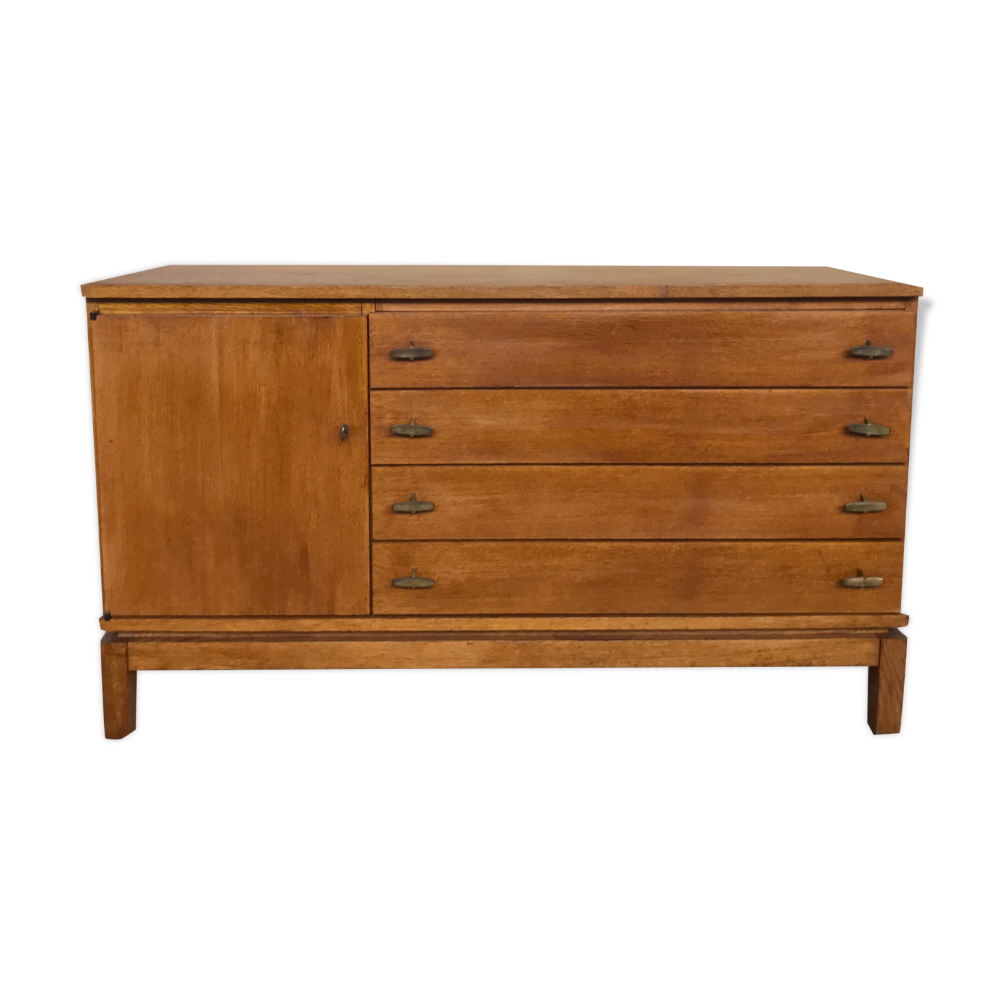 Vintage buffet Marcel Gascoin reconstruction design 1960
