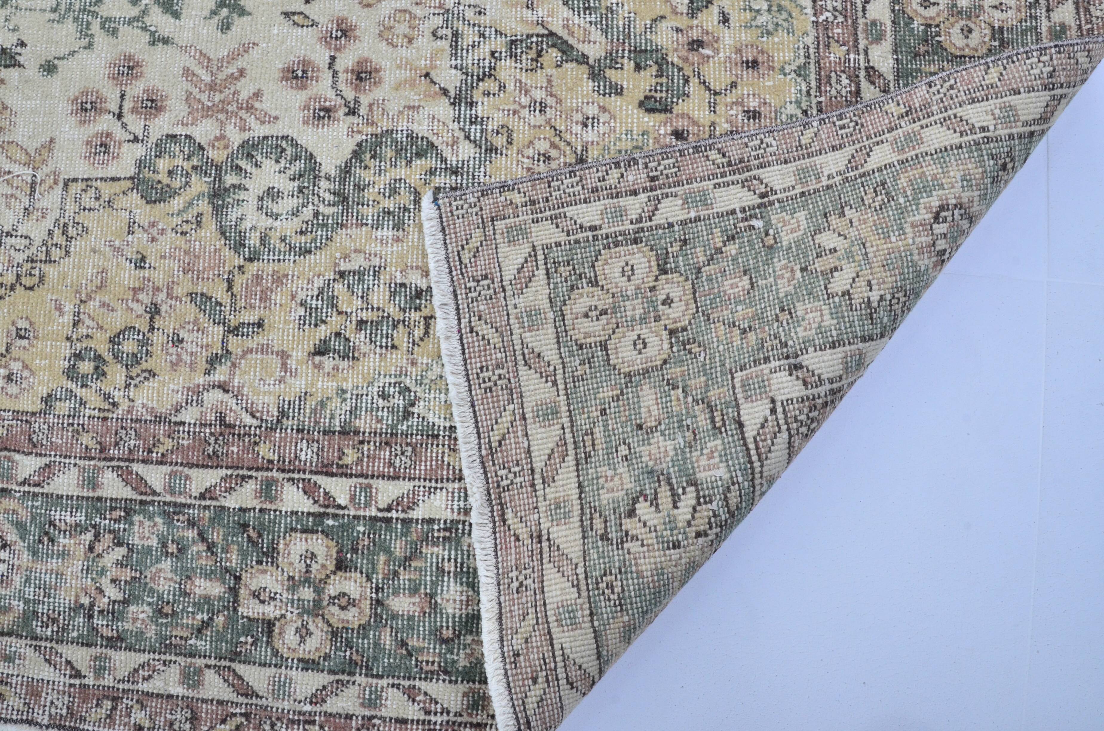 Nomadic Turkish Handknotted Floral Rug sku 3255
