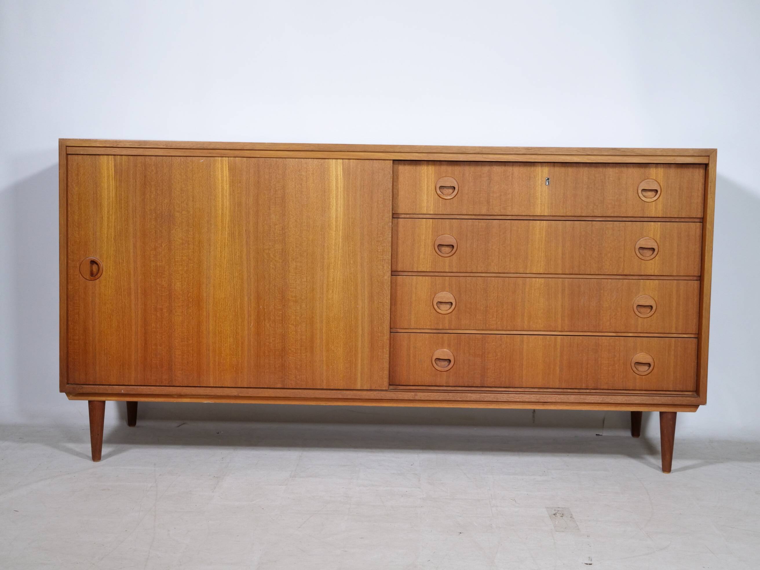 Buffet en teck des années 1960 par Musterring