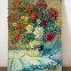 Bouquet Vibrant, huile sur panneau signé 1939