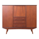 Mid-Century Danish Teak Highboard, 1960s.