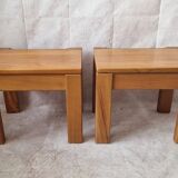 Pair of Regain elm bedside tables
