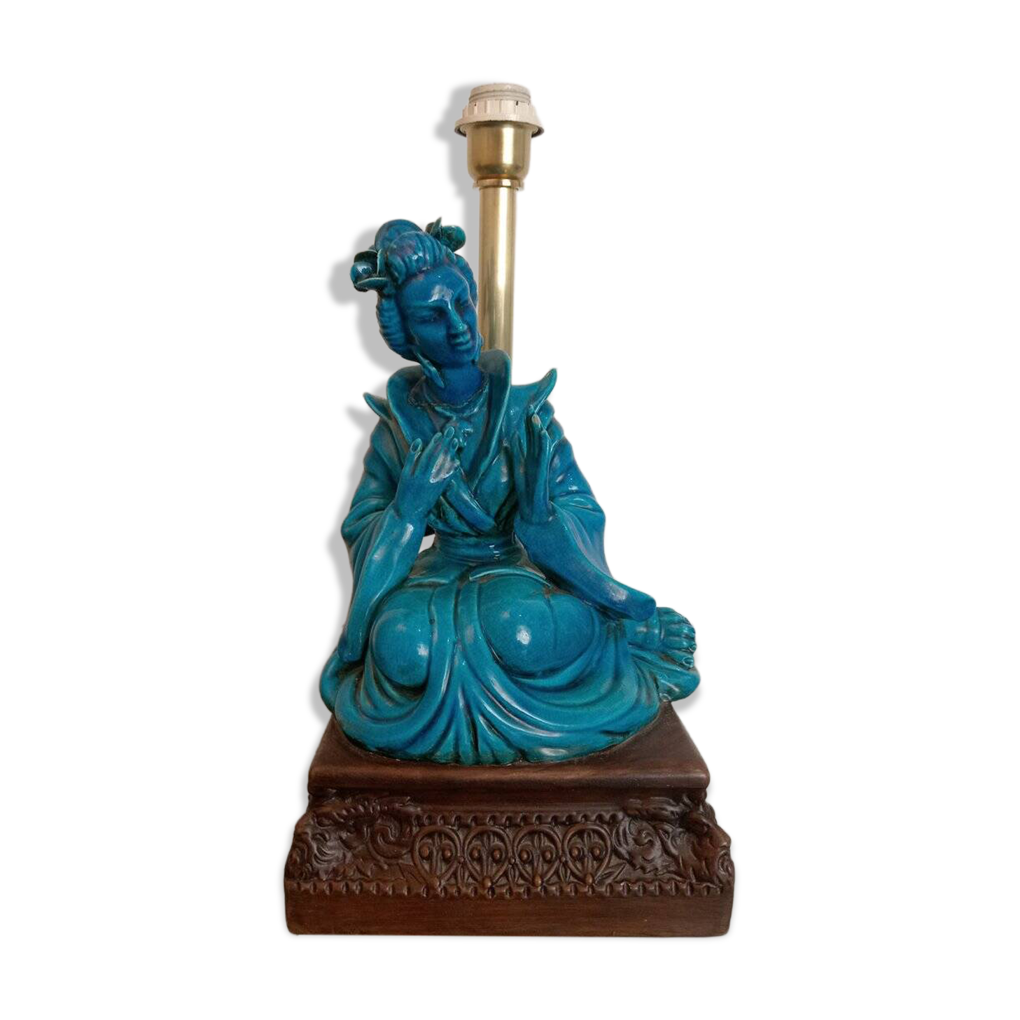 Lampe femme orientale par GES Sesto Fiorentino, années 1960.