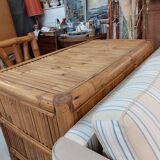 Bamboo desk with chair