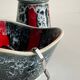 Vintage Vallauris ceramic candy and sugar bowl