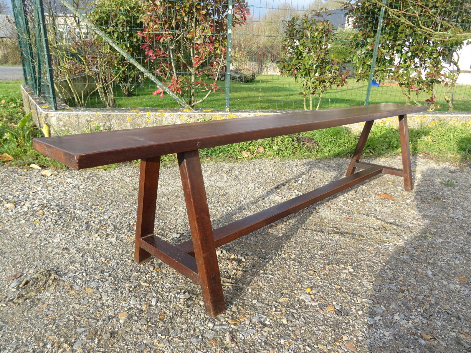 Oak farmhouse bench 200 cm