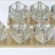 Peill & Putzler pair of wall lamps, transparent glass