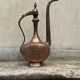 Antique Eastern jug in copper & brass, engraved – handcrafted decoration –