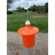 Vintage 70s opaline pendant light