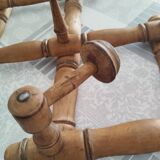 Porte manteau ancien en bambou vintage