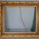 Old frame gilded stucco wood 65,5x55,5 cm, foliage 51x41 cm SB