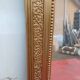 19th century wood and gilded stucco mirror