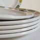 Six assiettes à dessert en porcelaine Anglaise DUDSON BROTHERS 70'