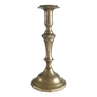 Solid brass candle holder