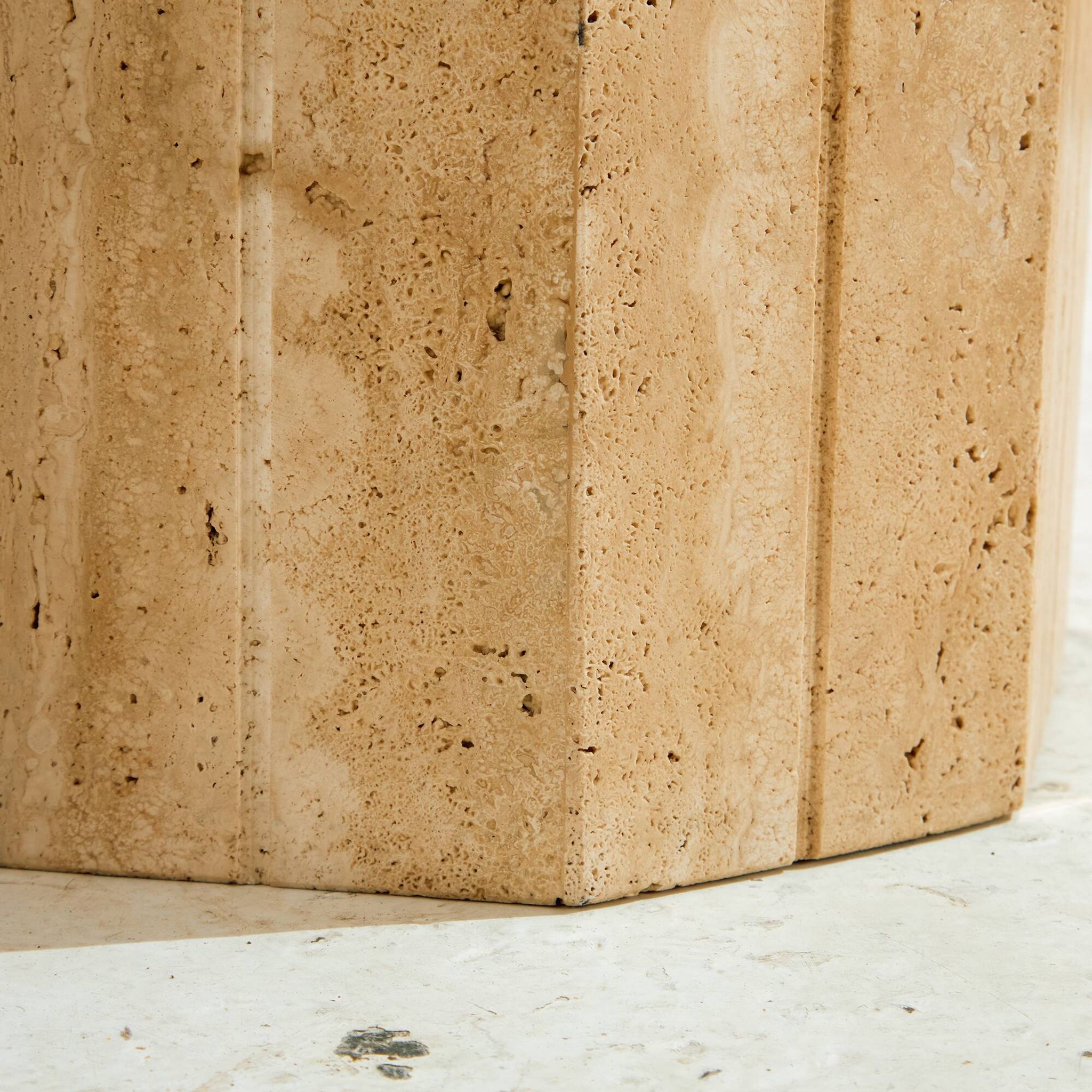 Italian limestone coffee table (MK9883)