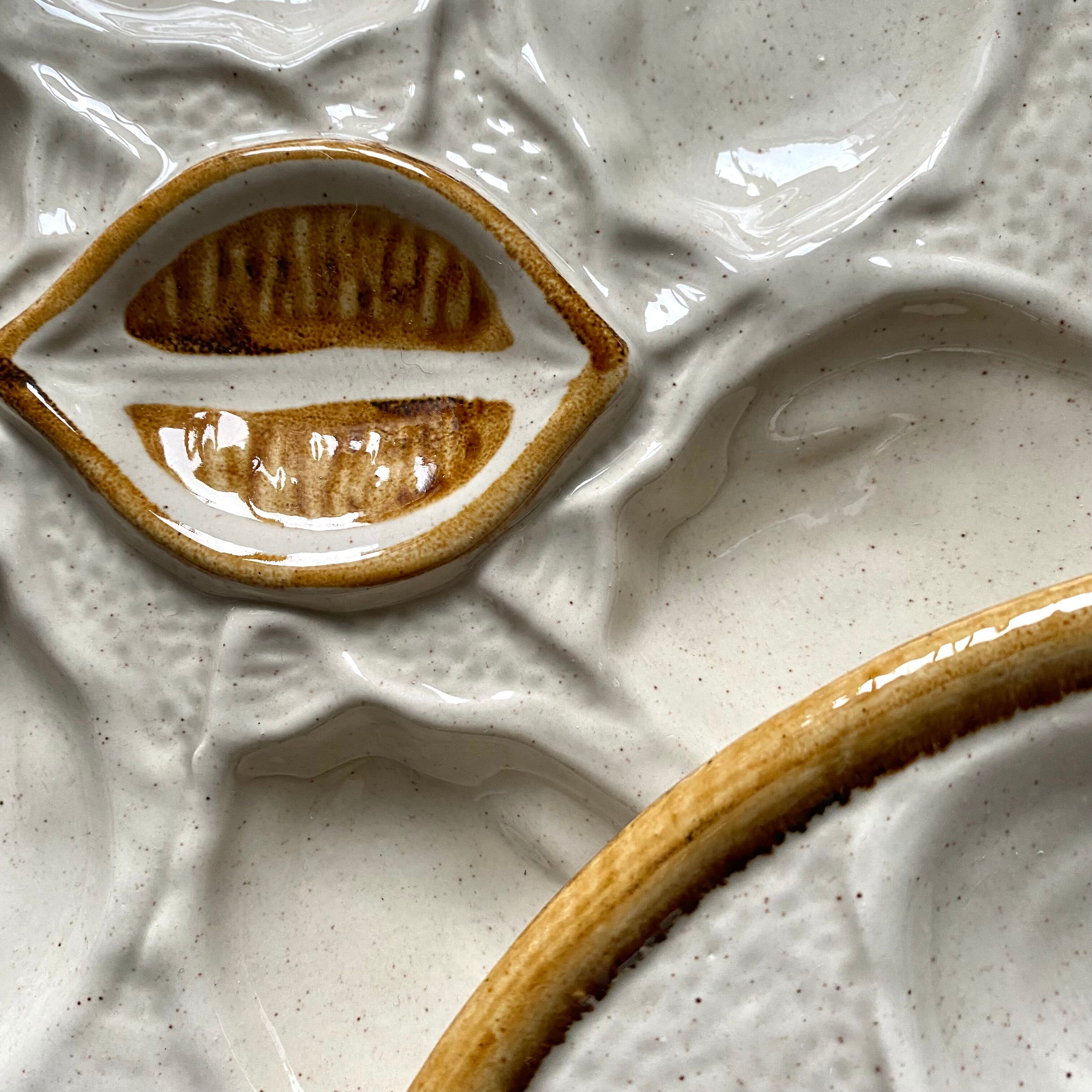 St Clement oyster plates