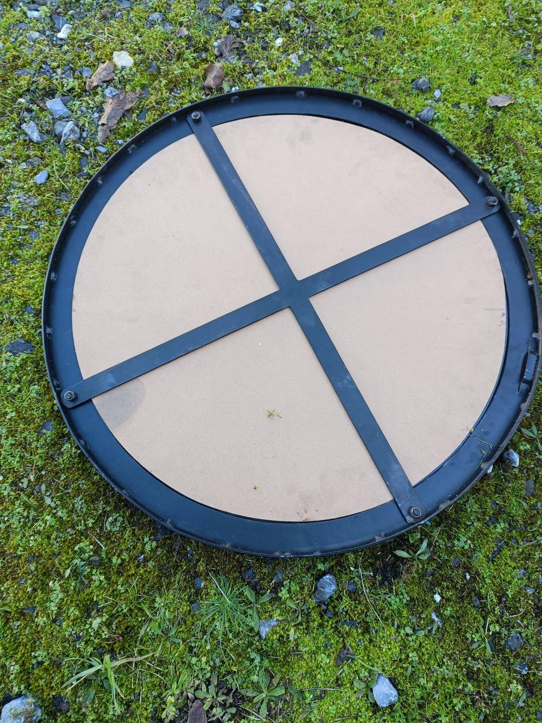 Miroir rond industriel