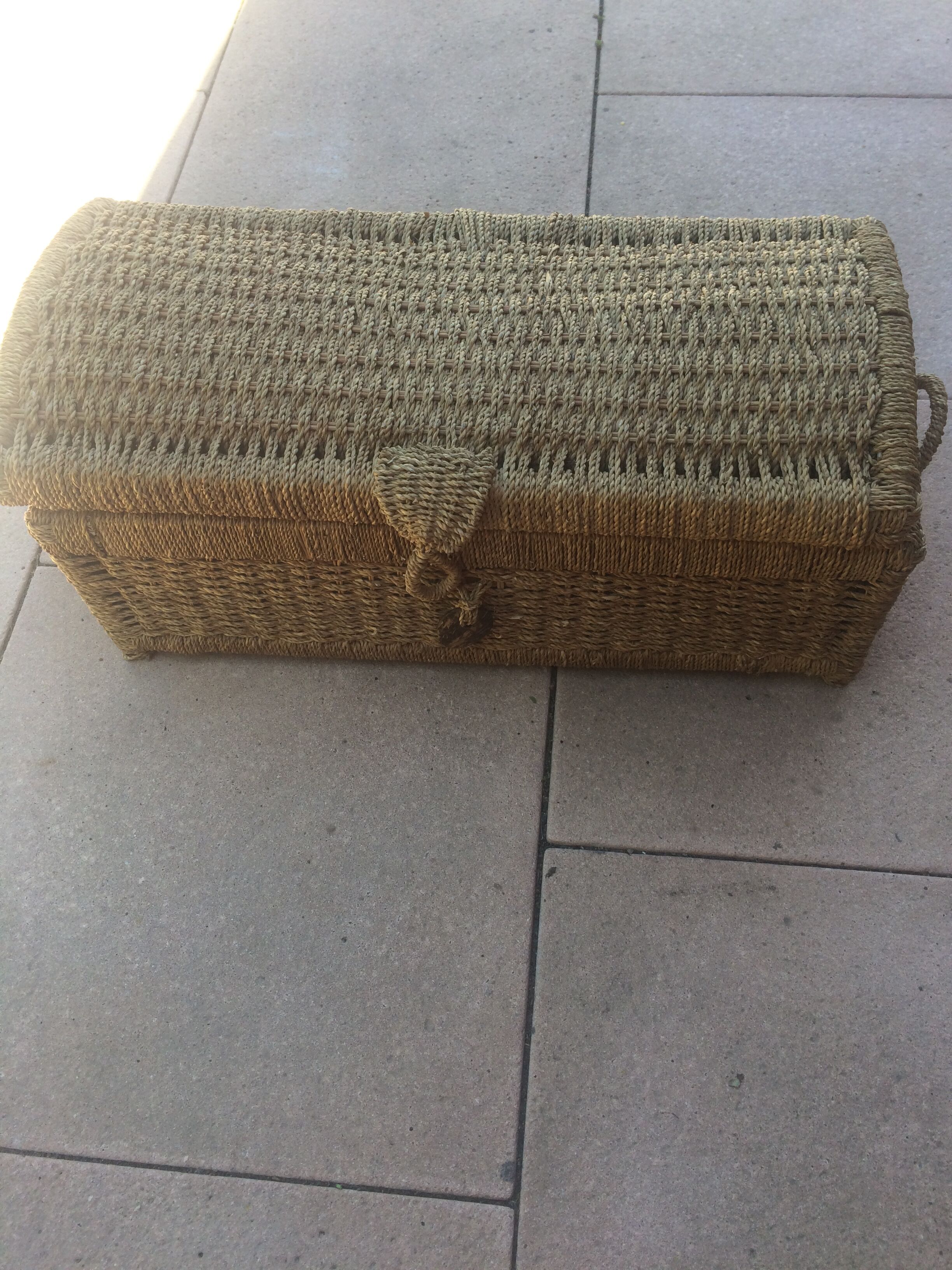 Trunk in sisal