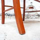 Beech and leather armchairs Model Marocca by Vico Magistretti for De Padova Italia Year 1987