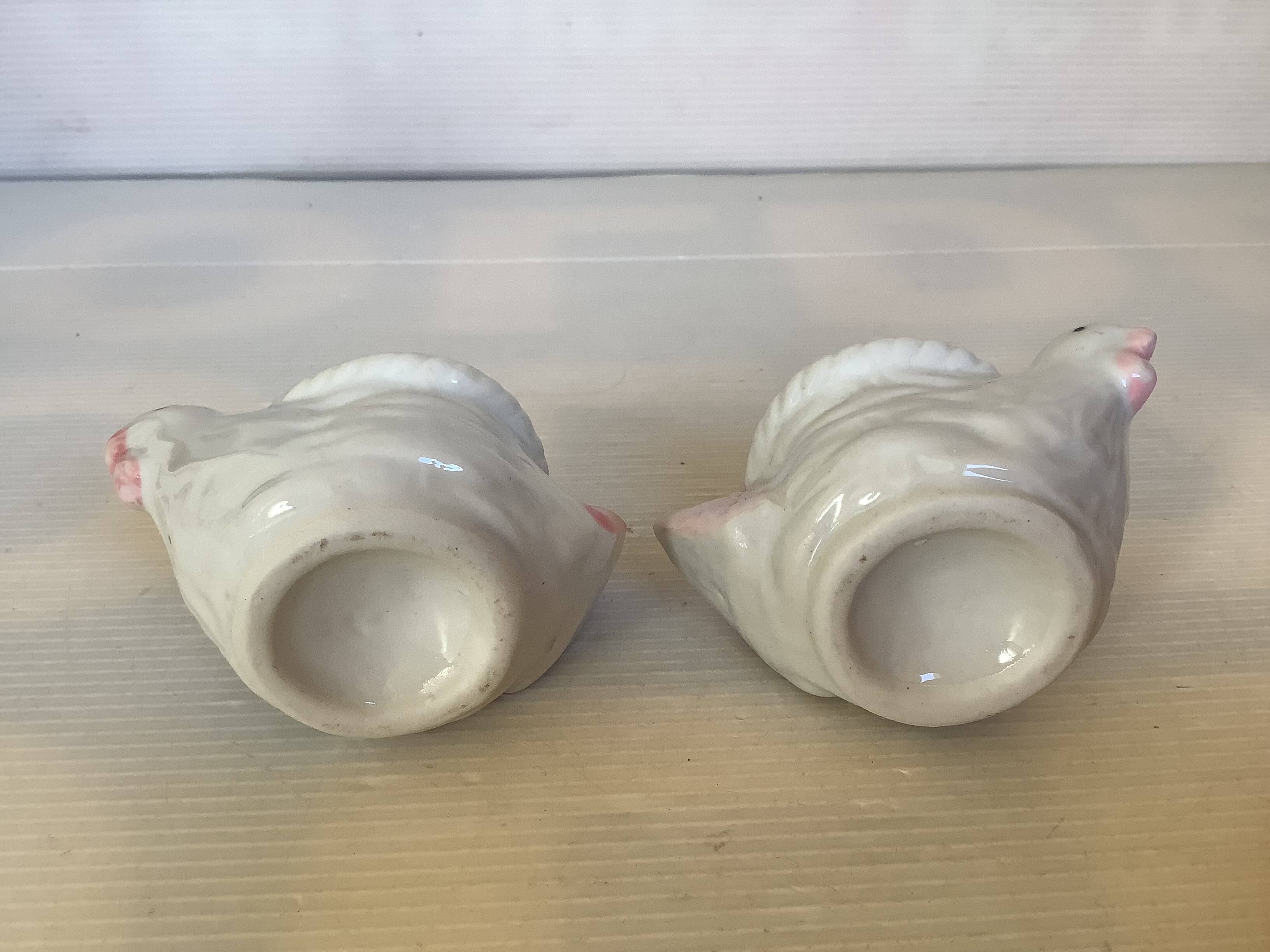 Pair of chicken egg cups