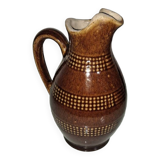 Enamel stoneware pitcher