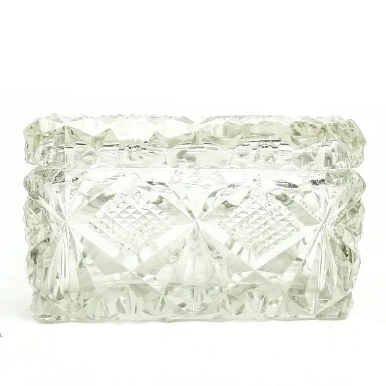Art Deco bonbonniere, crystal, Sweden, 1930s