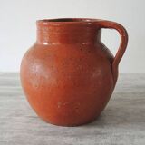 Old Glazed Terracotta Pitcher