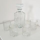 Whisky decanter 900 ml and 4 glasses 230 ml