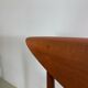 Extendable table by Gustav Bahus with 4 chairs by Peter Hvidt