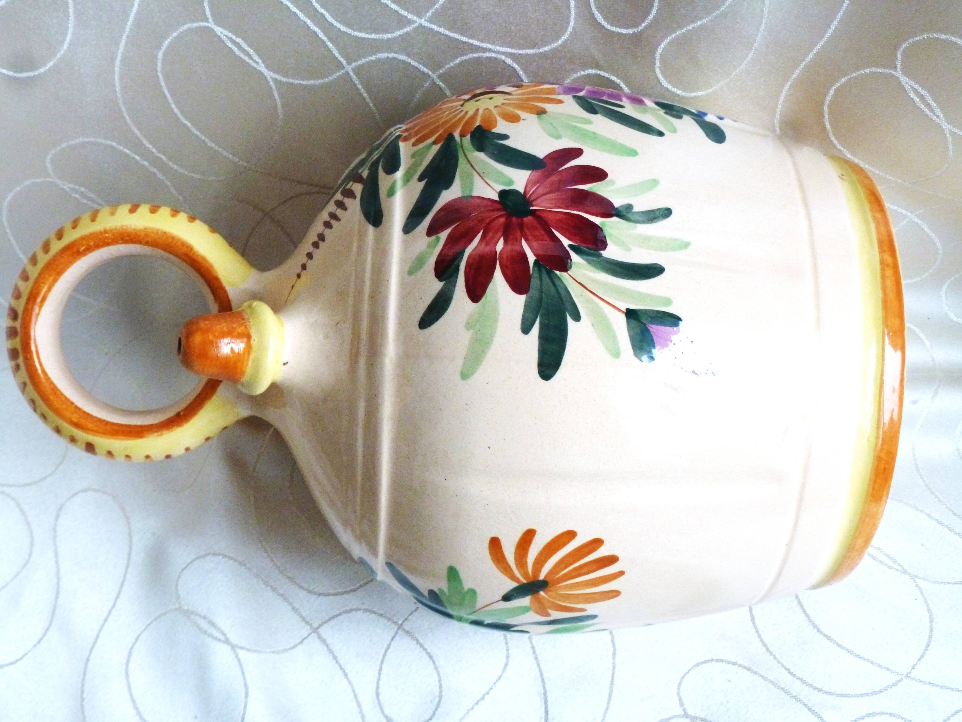 Vintage jug, handmade pint jug, home decor