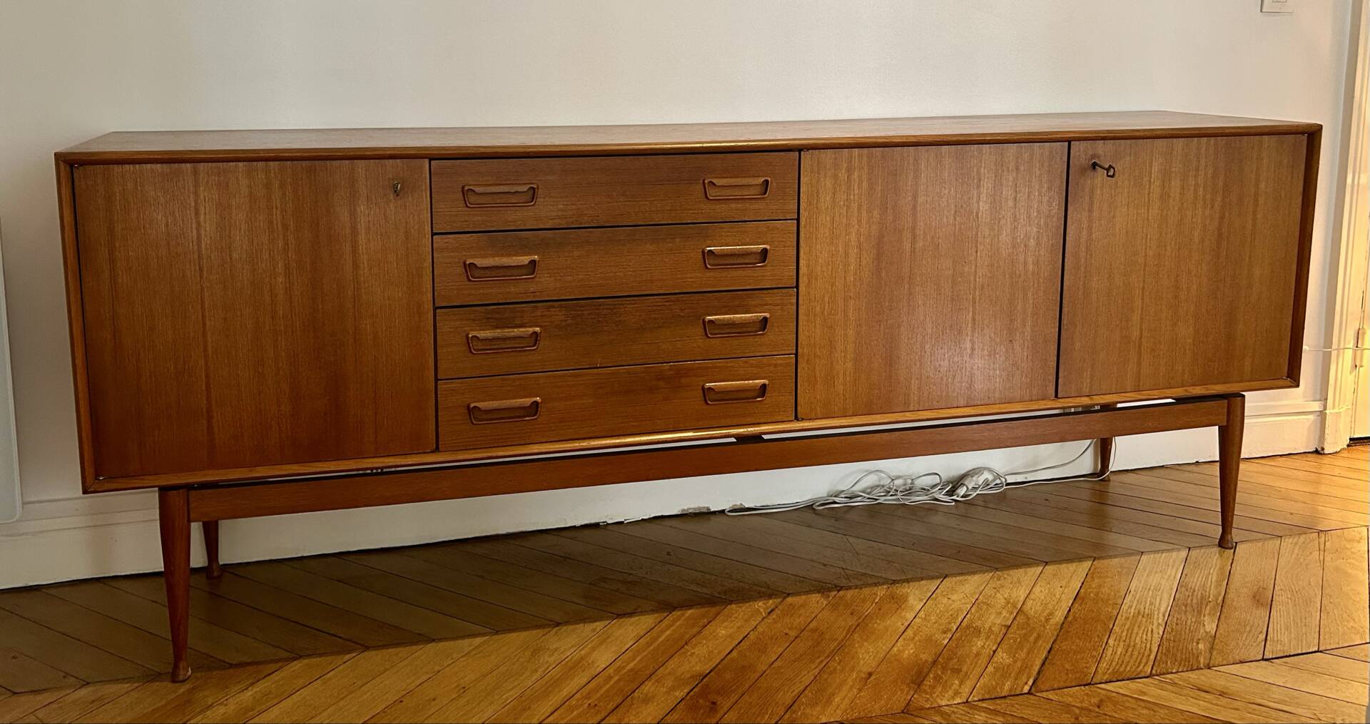 Enfilade danoise 1950-1960