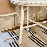 Rattan table
