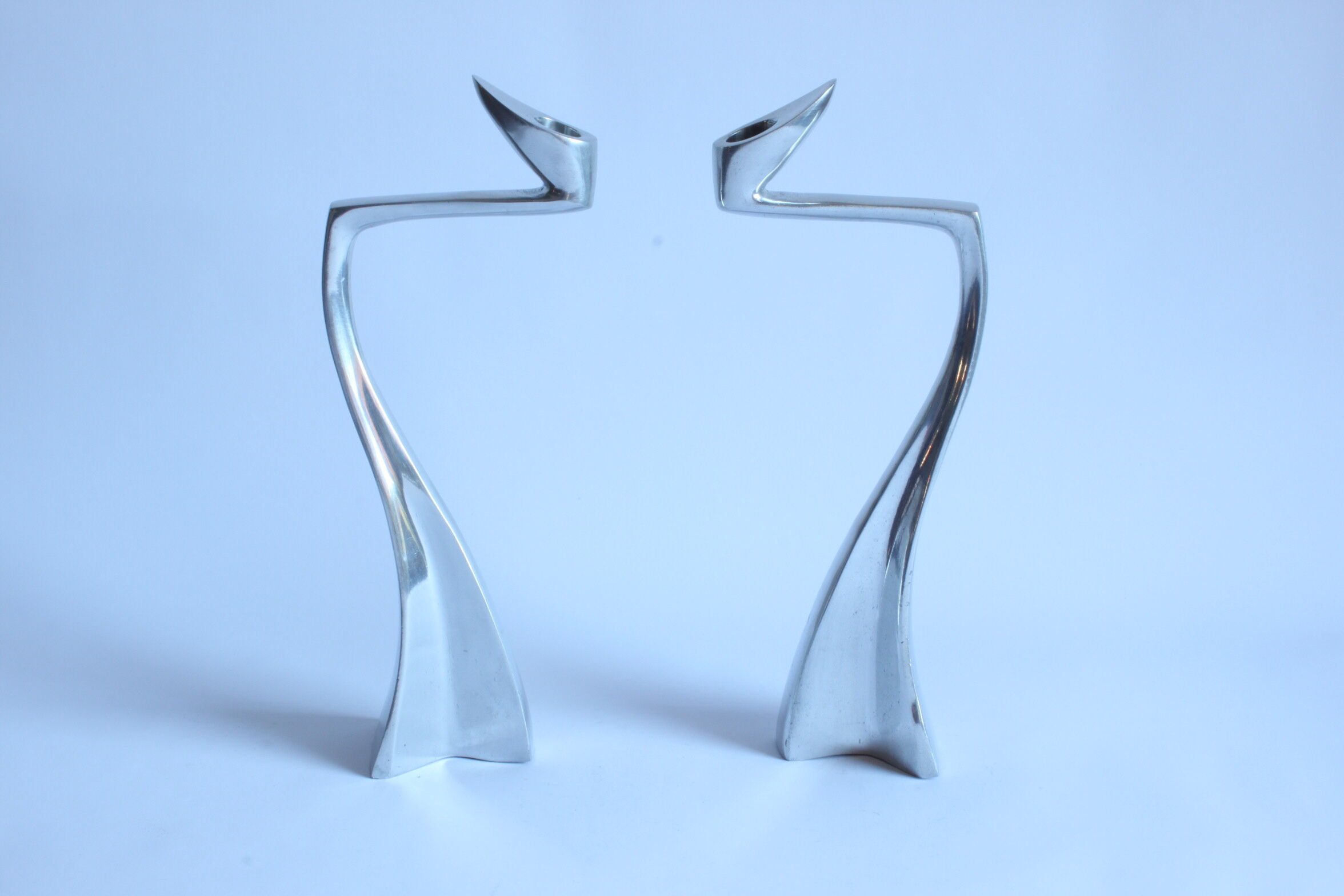 Swan Candlesticks by Matthew Hilton