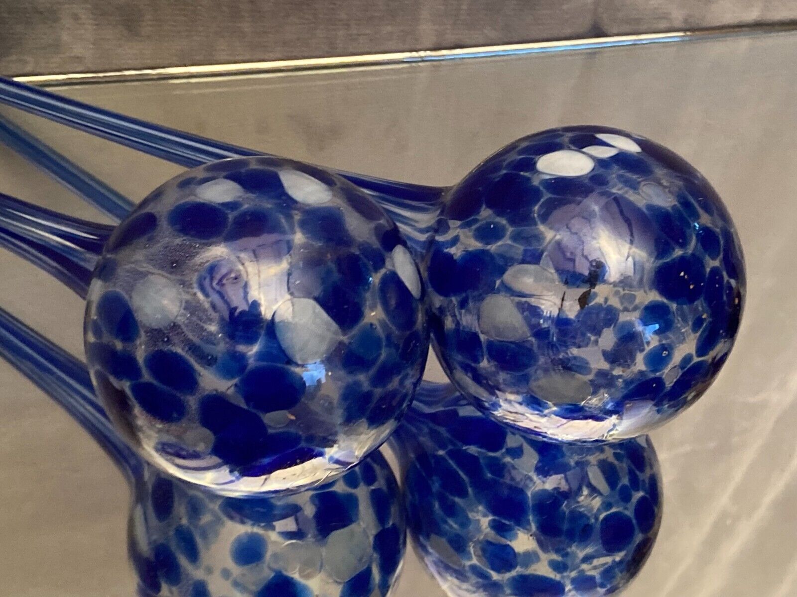 Pair of Murano glass vials