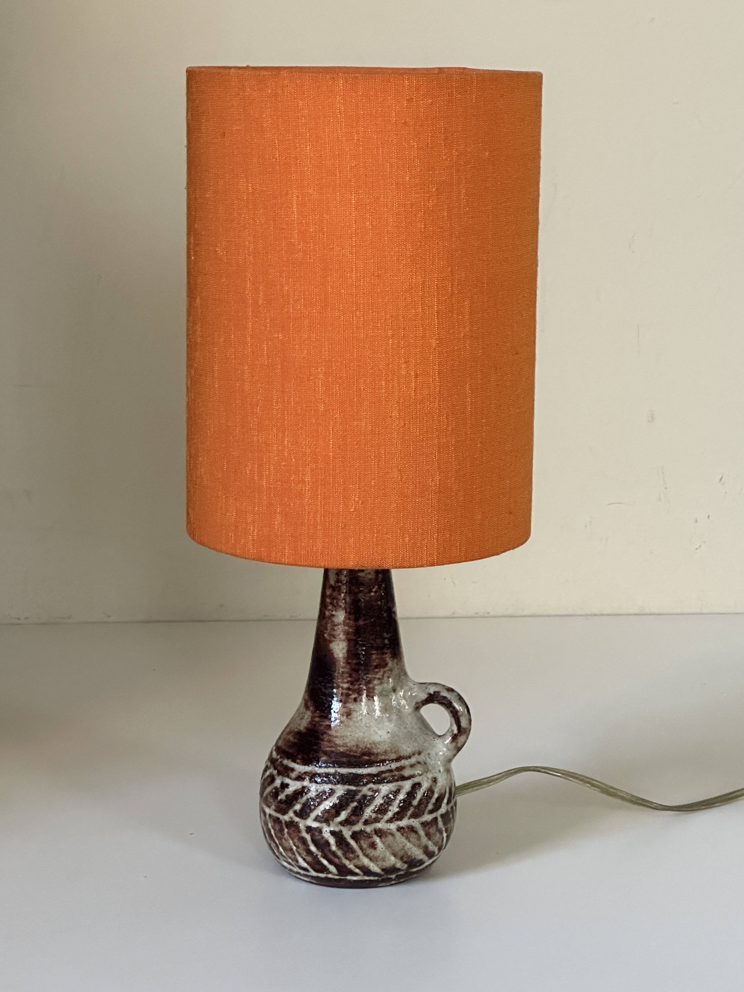 Lampe en céramique Olivier petit design vintage années 60