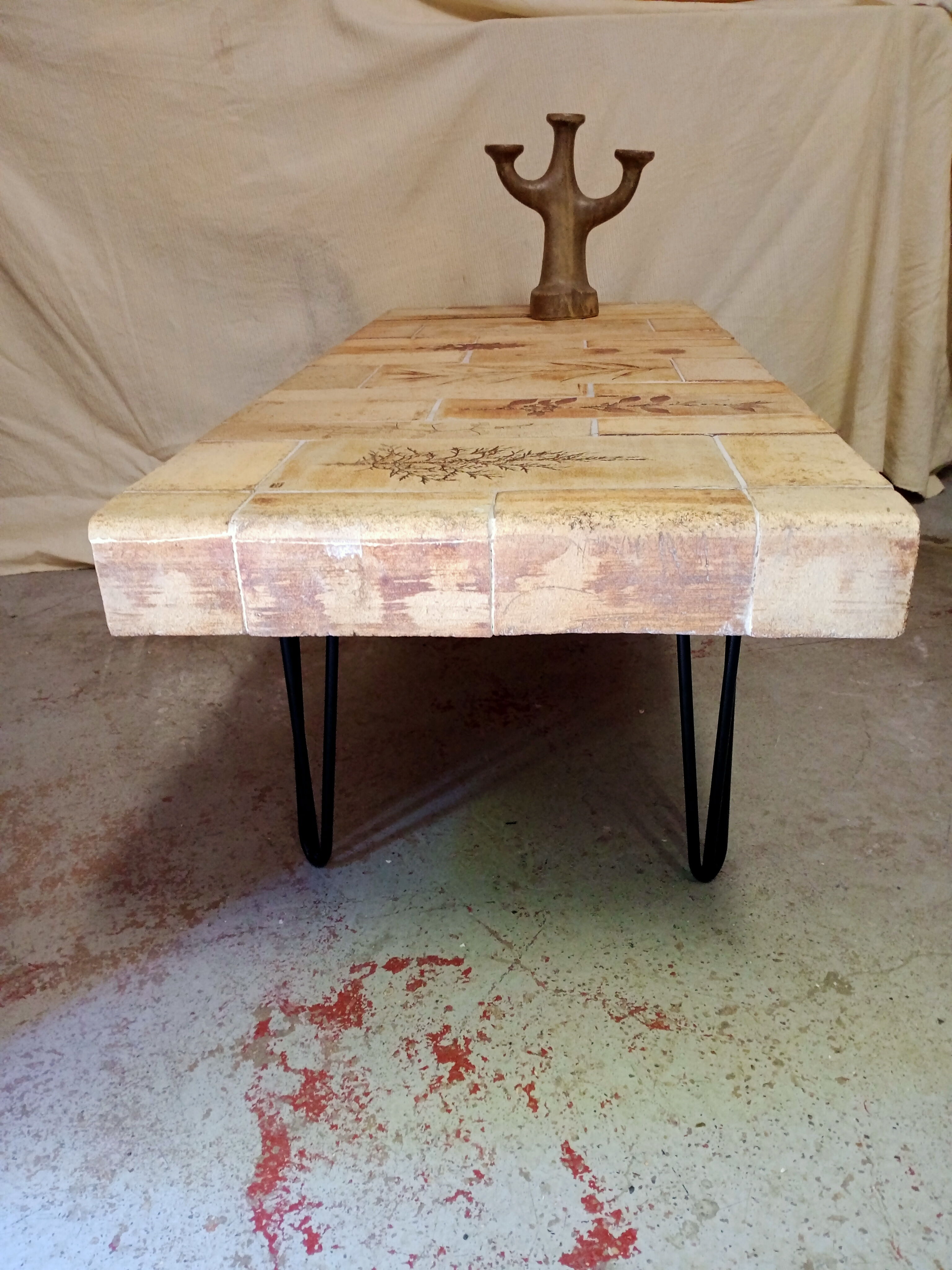 Vallauris Roger Capron coffee table 140 cm