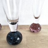 Vintage bubbled glasses