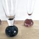 Vintage bubbled glasses