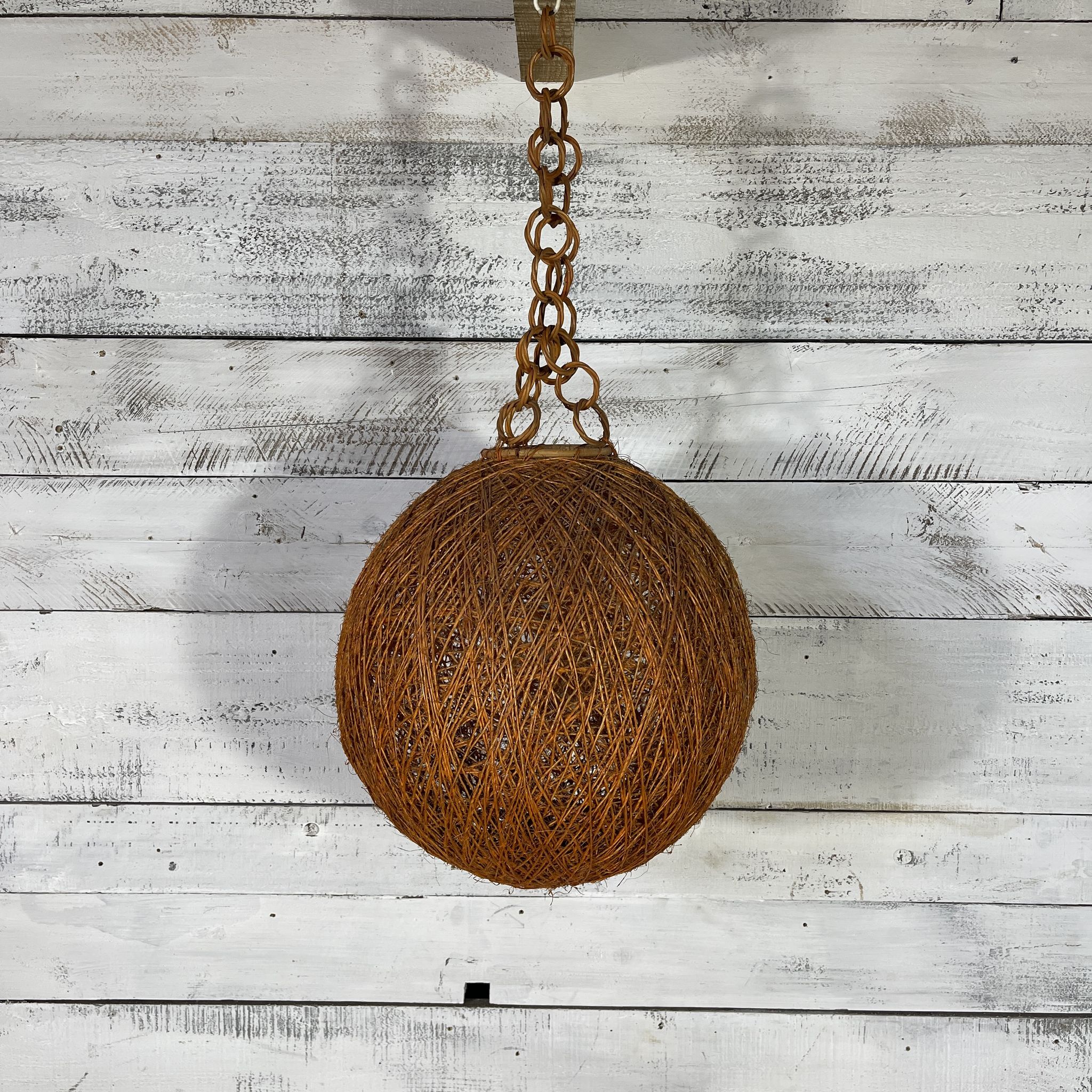 Suspension boule vintage