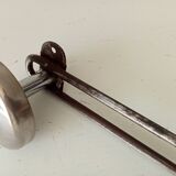 Vintage chrome wall coat rack from the 60s/70s