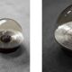 Vintage Mid-Century German Modern Small Glass Wall Lamp / Sconce, 1960s