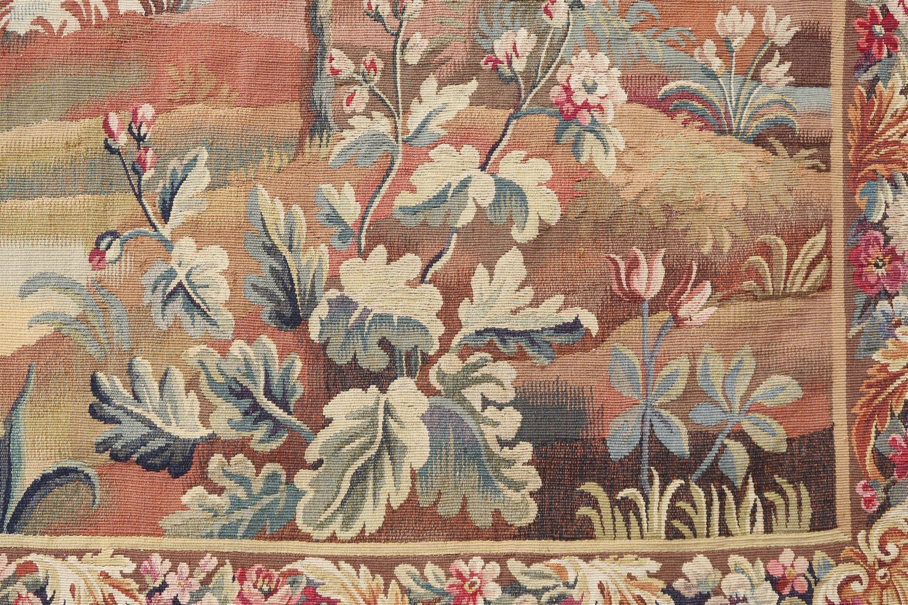 French tapestry Aubusson 19th century