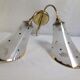 Tulip wall lamp 50s, Vintage, glass and brass