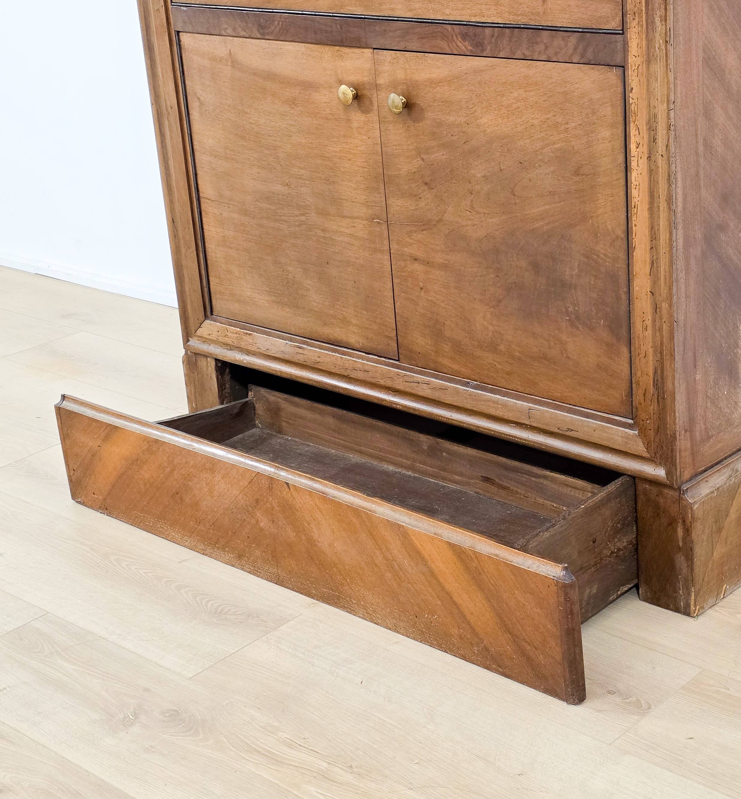 1950s solid wood secretary